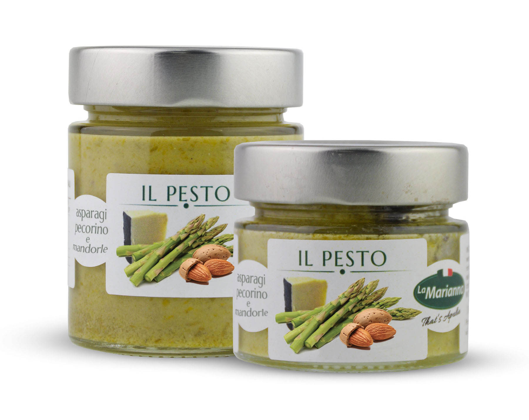 Pesto ze szparagów, sera owczego z migdałami (bezglutenowe)